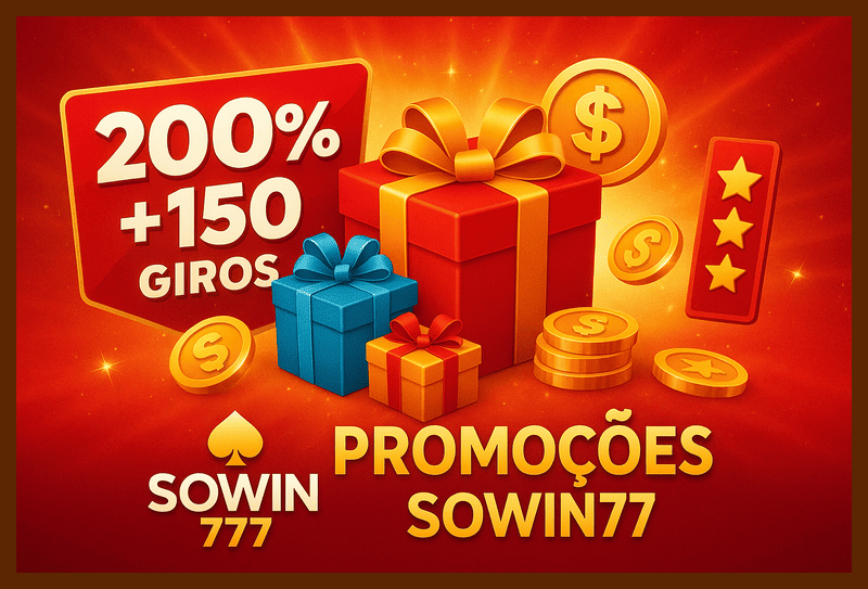 O bônus promocional SOWIN777 é uma ótima maneira de começar sua aventura