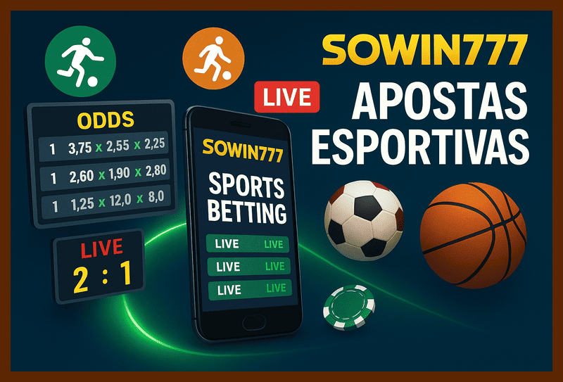 Apostas esportivas no cassino online SOWIN777