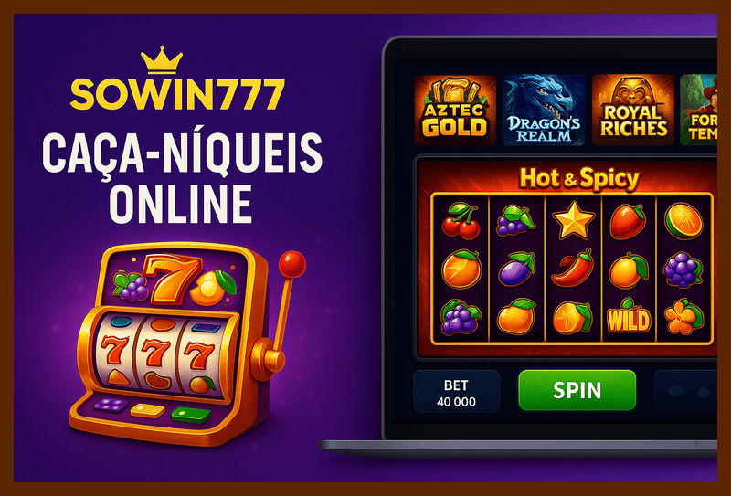 Explore o mundo das slot machines no SOWIN777 Casino